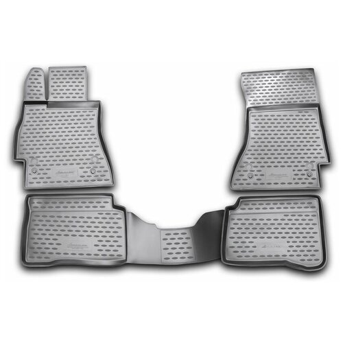 фото Коврики в салон mercedes-benz s-class w221 не long 2005-2013, 4 шт. (полиуретан) nlc.34.11.210k 18021
