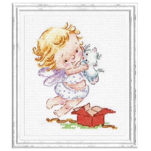 фото 35-23 набор для вышивания чудесная игла 'люблю подарочки!' 10*13см