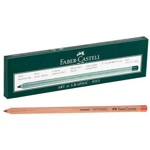 faber castell пастельный карандаш pitt pastel 6 шт 132 светло телесный Faber-Castell Пастельный карандаш Pitt Pastel, 6 шт., 188 сангина