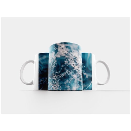 фото Кружка "снежинка, снег, холодный" 320 мл lotsprints