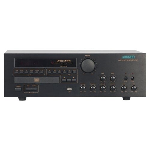 DSPPA MP-7806 микшер-усилитель, 60 Вт микшер усилитель dsppa mp 300p