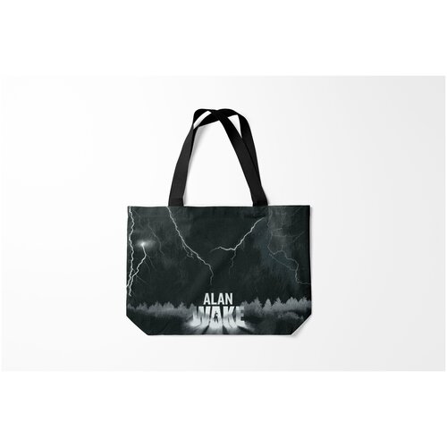 фото Сумка-шоппер / 46х35 см / геймерам / alan wake dark place burnettie