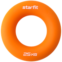 Эспандер кистевой STARFIT ES-404 кольцо, силикогель, d=8,8 см, 25 кг, оранжевый