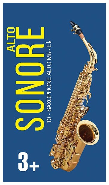 FR19SA15 Sonore Трости для саксофона альт № 3+ (10шт), FedotovReeds