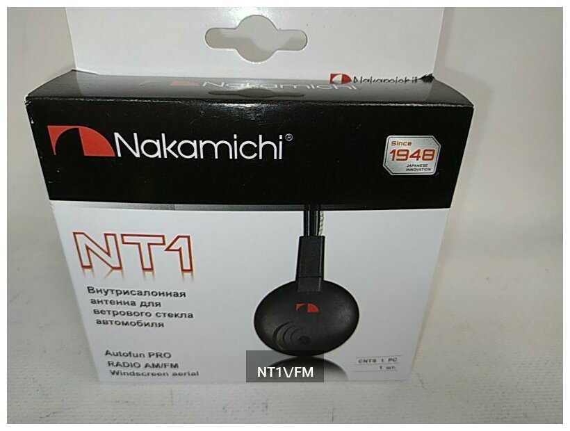 Активная антенна на стекло / FM / Nakamichi NT1