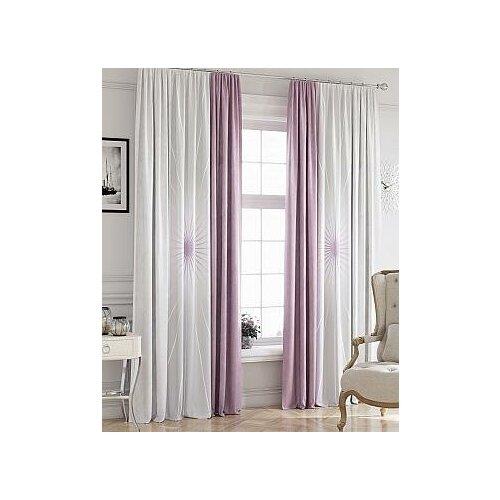 фото Комплект штор томдом римлонвис (розовый)