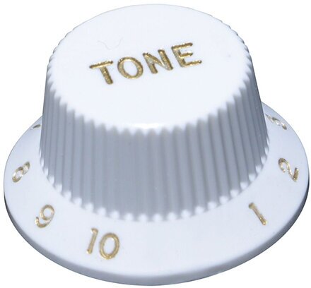Ручка потенциометра Tone белая метрическая Hosco KW-240T