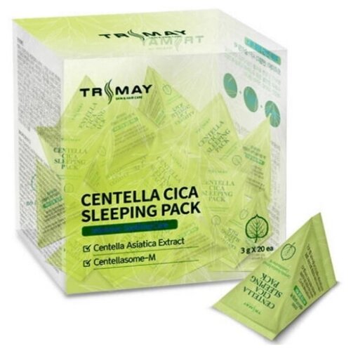 Ночная маска успокаивающая с центеллой и мадекассосидом TRIMAY Medicica Calming Sleeping Pack (3 гр*20 шт)