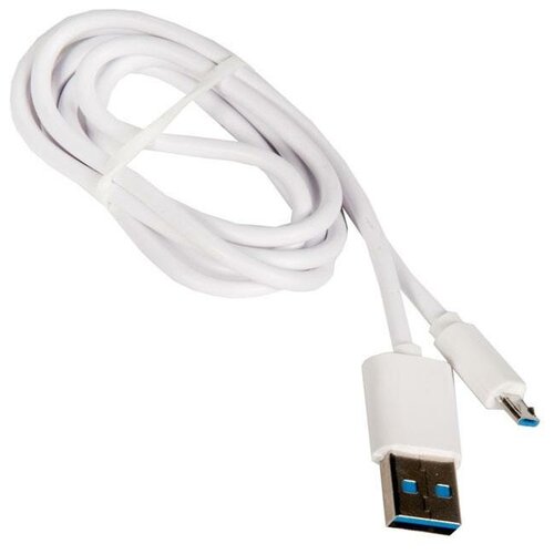 Cable / Кабель USB More choice K13m для Micro USB, 2.1A, длина 1.0м, белый