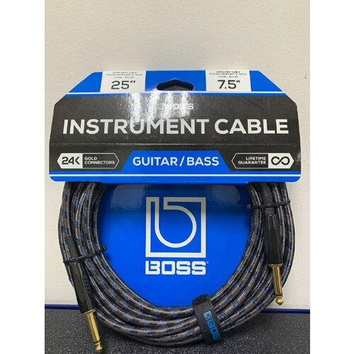 Инструментальный гитарный кабель Roland Boss 7,5м