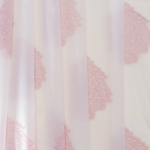 Портьерная ткань для штор Beauty розовые цветы (BEAUTY-2)