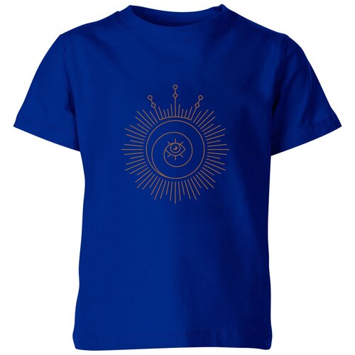Футболка Us Basic, размер 8, синий мужская футболка солнце в короне в стиле бохо l белый
