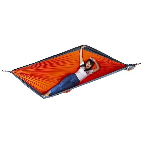 фото Гамак туристический ticket to the moon king size hammock (цвет: orange/dark grey)