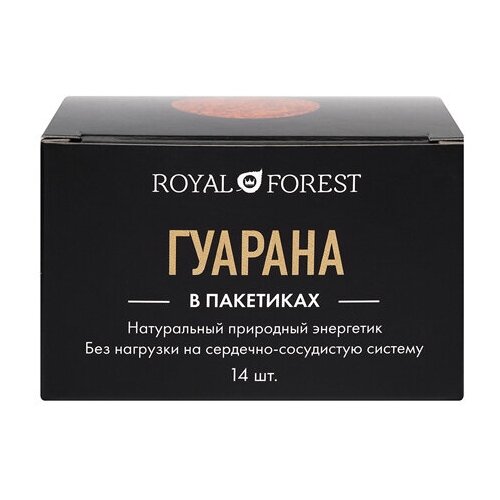фото Гуарана royal forest, порошок, картонная коробка, 28 г