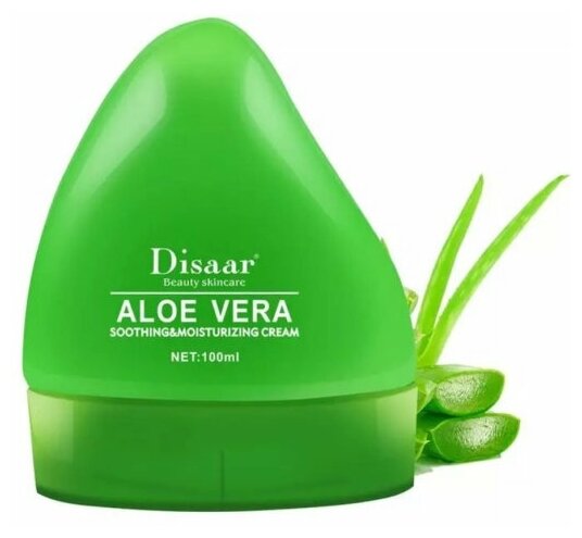 Увлажняющий крем против акне с Алоэ вера, DISAAR Aloe Vera, 100 ml