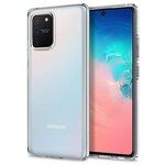 Чехол накладка для Samsung Galaxy A91 / S10 lite / M80S TPU 1мм прозрачный - изображение