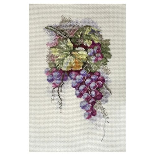 Марья Искусница Набор для вышивания Синий виноград (04.009.11), разноцветный, 28 х 16 см