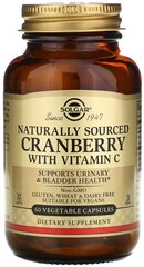 Solgar Natural Cranberry with Vitamin C капс., 270 г, 60 шт.