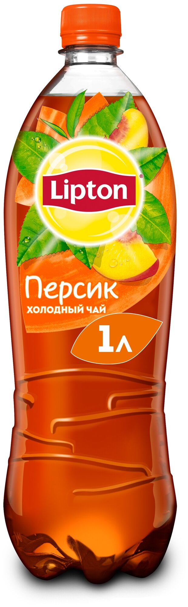 Чай Lipton черный Персик, 1 л