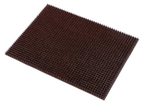 Щетинистое покрытие/ коврик грязезащитный/дорожка 0,9м*3м коричневый - фотография № 2