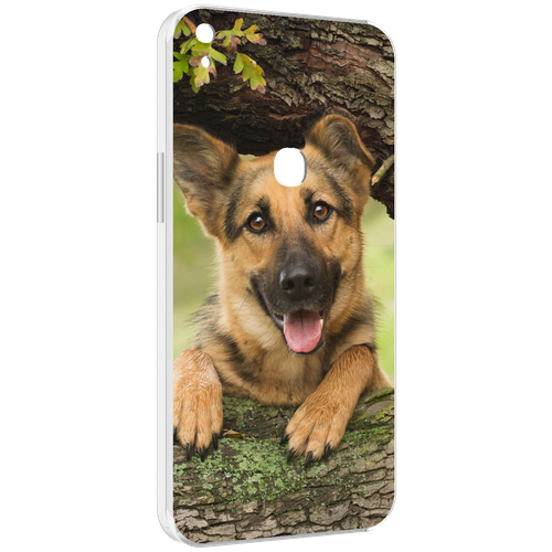 Чехол MyPads Собака-на-дереве для Alcatel SHINE LITE 5080X 5.0 задняя-панель-накладка-бампер