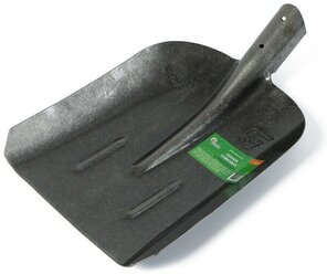 Лопата садовая универсальная совковая рельсовая сталь `Урожайная сотка` с ребрами жесткости без черенка