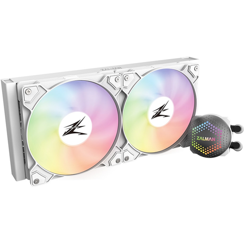 Система водяного охлаждения Zalman CPU Liquid Cooler 280mm, WH (ALPHA 28 White) система охлаждения жидкостная zalman alpha 28 white 1600rpm вентиляторы 2 140 мм