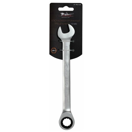 фото Ключ комбинированный трещоточный 15мм airline