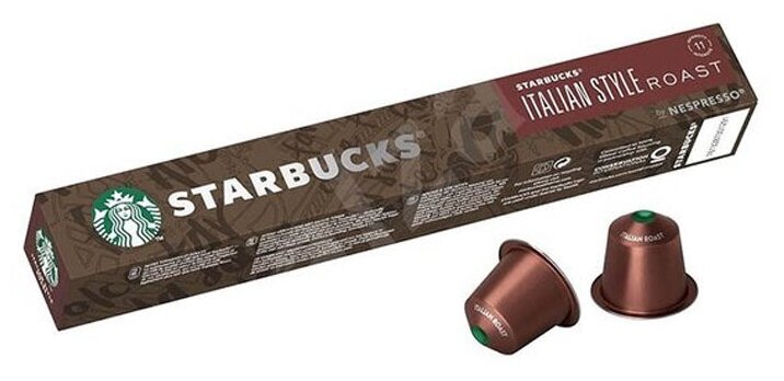 Кофе в капсулах Starbucks Italian Style Roast, 10 шт