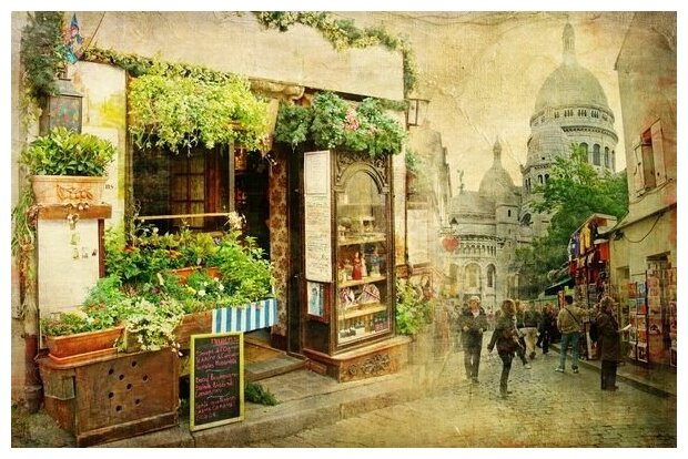 Постер на холсте Франция (France) №1 46см. x 30см.
