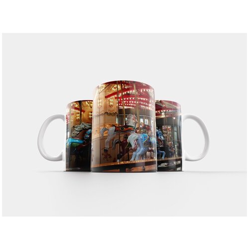 фото Кружка "заграничный, парк культуры и отдыха, карусель" 320 мл lotsprints