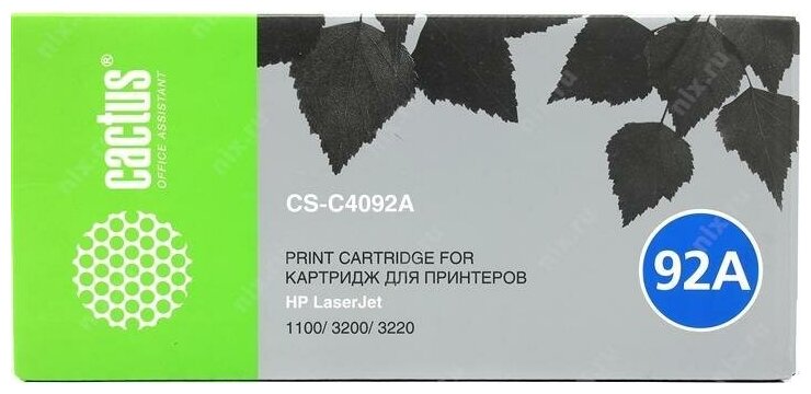 Картридж cactus CS-C4092A, 2500 стр, черный - фотография № 2