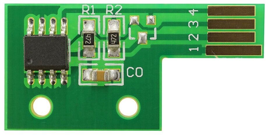 Чип для Xerox 106R01337, Phaser 6125, Yellow, 1K