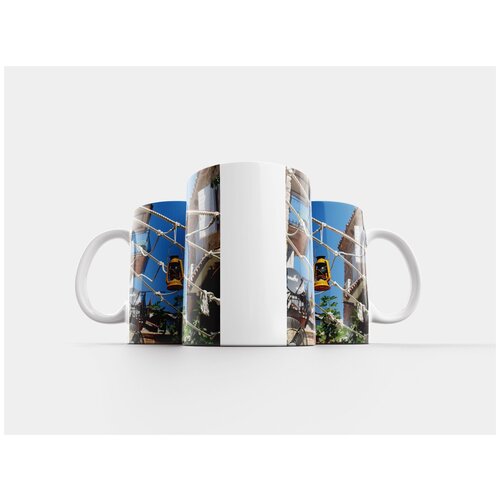 фото Кружка "напольная лампа, сеть, свет" 320 мл lotsprints