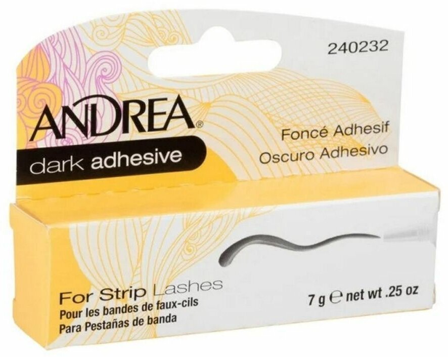Andrea Клей для накладных ресниц / 300500 Mod Strip Lash Adhesive, темный, 7 г