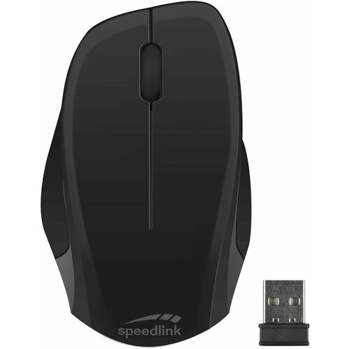 Мышь SPEEDLINK Ledgy Mouse Silent, оптическая, беспроводная, USB, черный [sp42]