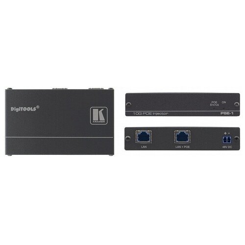 Источник питания для кабеля витой пары HDBaseT Kramer PSE-1/DSK