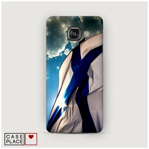 фото Чехол пластиковый samsung galaxy a3 2016 вмф развевающйся флаг case place