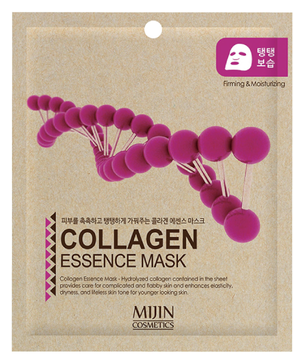 Тканевая маска для лица Mijin Essence Mask Collagen, 25 гр.