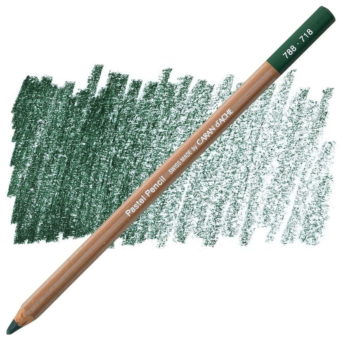 Пастельные карандаши Caran d`Ache Карандаш пастельный Caran d’Ache Pastel, 718 Зеленый ФЦ средний