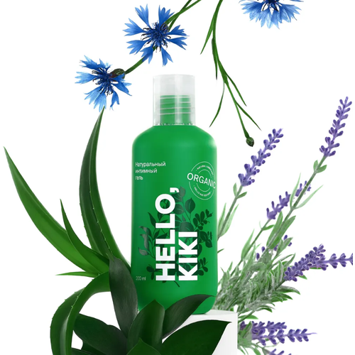 Натуральный лубрикант HELLO KIKI Organic, 200 мл (прозрачный)