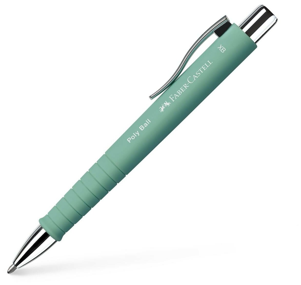 Шариковая ручка Faber Castell Ручка шариковая авт. Faber-Castell Poly Ball XB, зеленый мятный