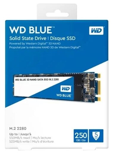 M.2 WD Blue 250 Gb (WDS250G2B0B) - фото №4