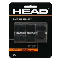 Обмотка для ручки ракетки Head Overgrip Super Comp x3 Black 285088-BK