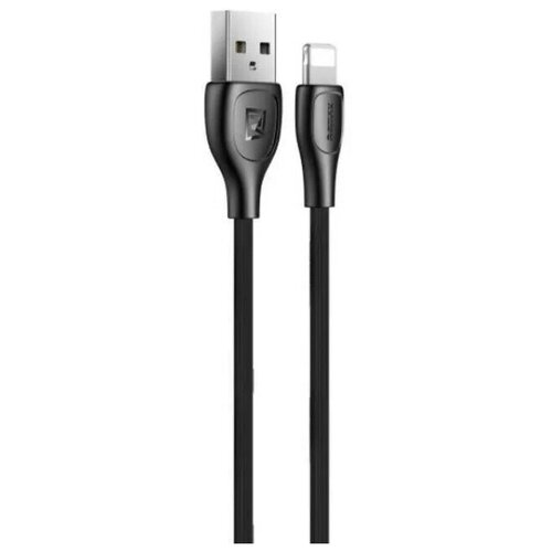 Кабель USB - Lightning (для iPhone) Remax RC-160i Черный кабель usb remax rc 114i chips для lightning 2 4а длина 1 0м желтый