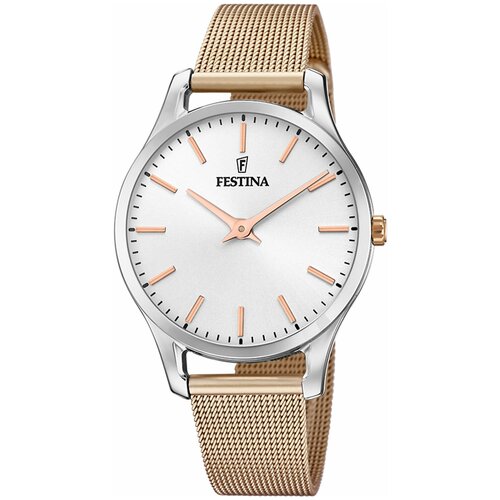 Наручные часы FESTINA Boyfriend F20506/1, золотой, серебряный