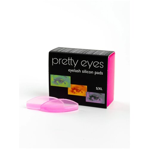 Валики для ламинирования Pretty Eyes 4 пары (S, M, L, XL) розовые