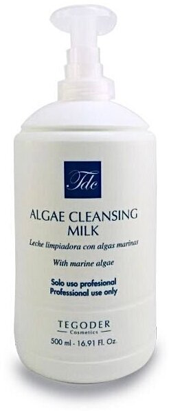 Очищающее молочко с водорослями для сухой и чувствительной кожи «Algae Cleansing Milk» 500 мл Тегор