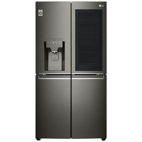 Холодильник LG GR-X24FMKBL черный (трехкамерный)