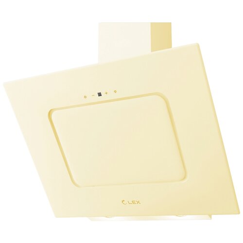 Наклонная вытяжка LEX Luna 600 цвет корпуса ivory цвет окантовкипанели бежевый 2038300₽